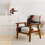 Chaise avec accoudoirs rembourrée Geometric IV-1951322359-2064762564