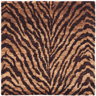 Ferrera Hand-Knotted Natural/Black Area Rug
