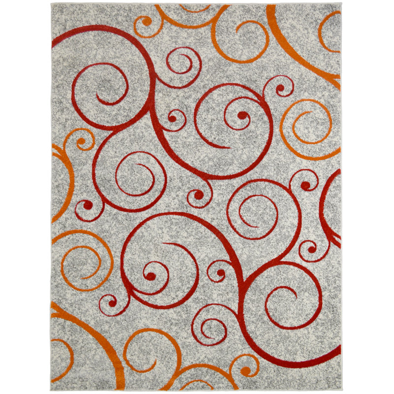 Tapis crème Safford, 7 pi 10 po x 9 pi 10 po