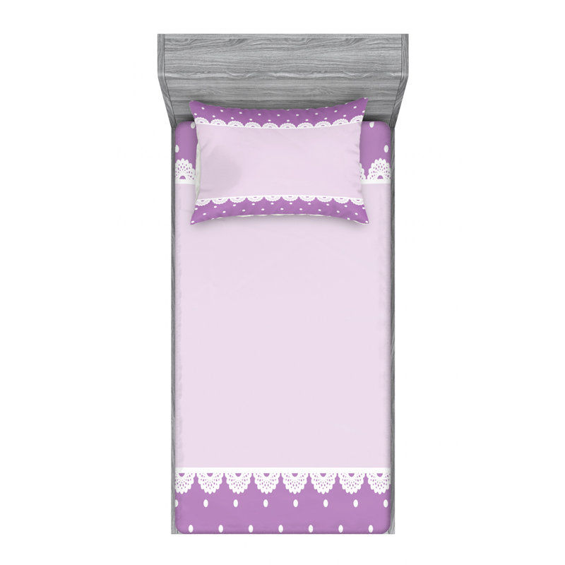 Microfiber Polka Dots Sheet Set