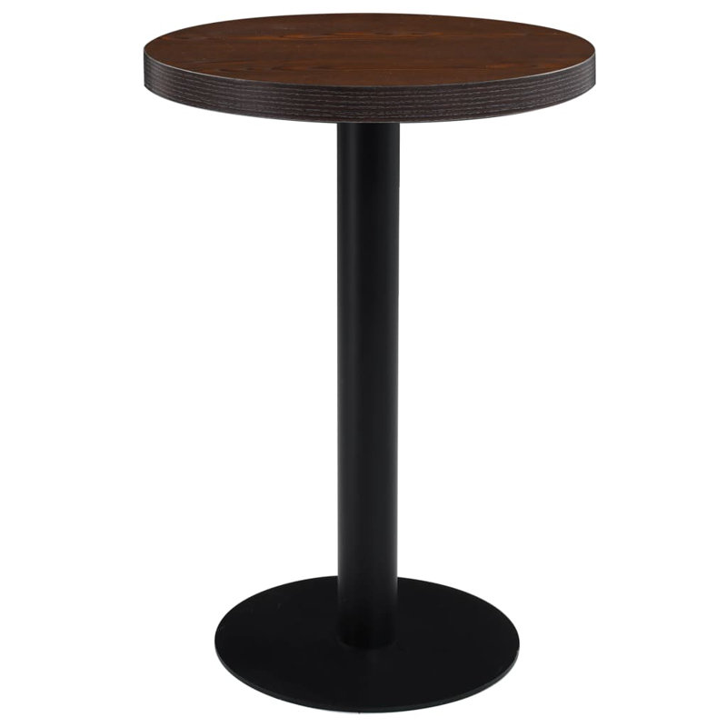 Hosaine ronde, Brun foncé, Noir, H 29,5 po x L 23,6 po x l 23,6 po