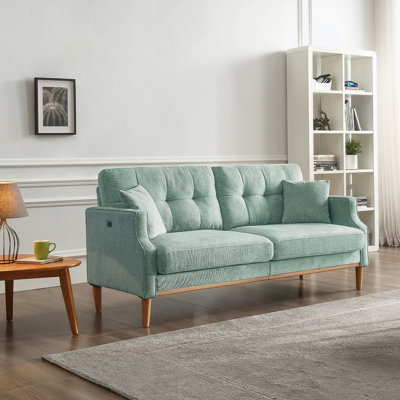 Living Space sofa 3 seater With Waterproof Fabric, USB Charge port by Winston Porter