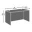Bureau 60 po x 30 po avec huche-1563816027