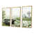 Toile avec cadre flottant or