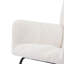 Chaise berçante rembourrée avec dossier haut Comfy
