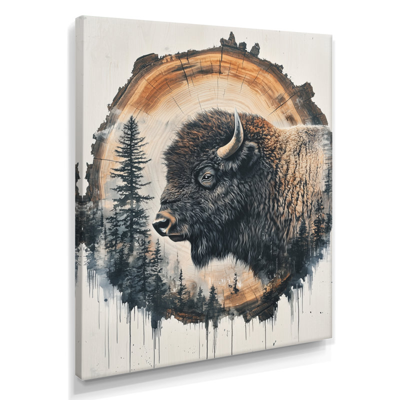 Geronda - Animals Wall Decor, Toile tendue, Ne s’applique pas, H 20 po x l 12 po