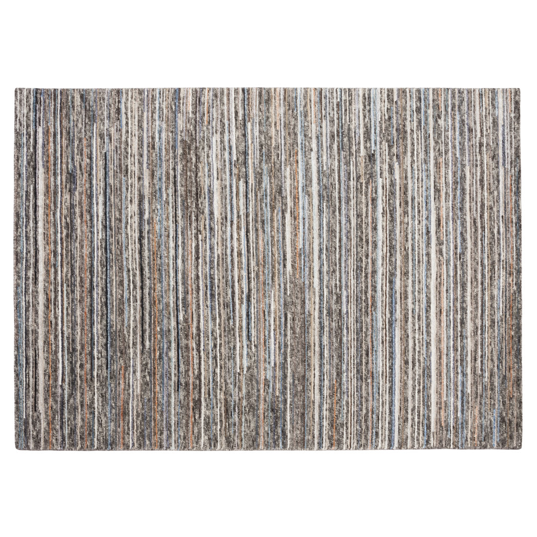 Abner Hand-Knotted Grey Rug