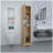 Brighton 1-Shelf Linen Cabinet-1001632361
