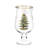 SPODE CHRISTMAS TREE TULIP GLASSES S/4 17 OZ