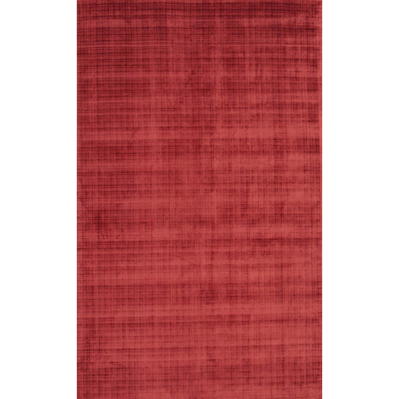 9x12 Red Hand Tufted Wool Woven Textured Geometric Modern Contemporary Carpet Rug