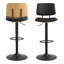 Owen Swivel Upholstered Adjustable Height Counter Stool