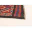 Tapis kaki clair / rouge noué à la main de conception unique 6 pi 9 po x 9 pi 7 po Jitander
