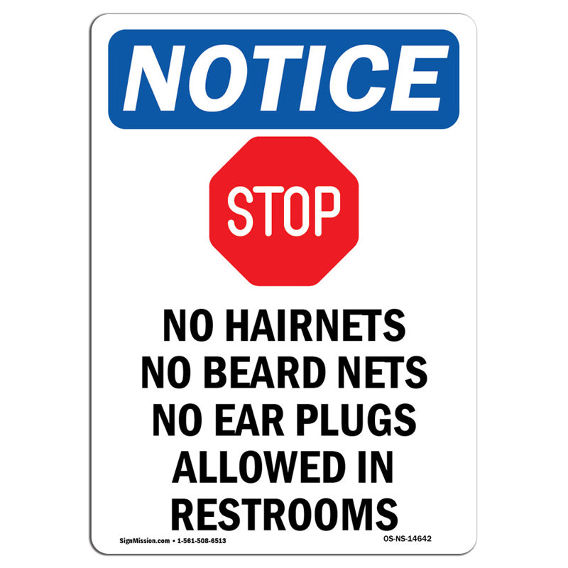 «No Hairnets No Beard»