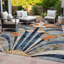 Tapis géométrique intérieur / extérieur lavable à la machine Chantille ACN2177-724287084