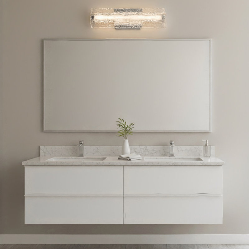 Barre d'éclairage de salle de bain 1 lumière Lucent