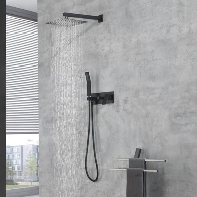 Luxury Rain Shower System with Handheld Sprayer