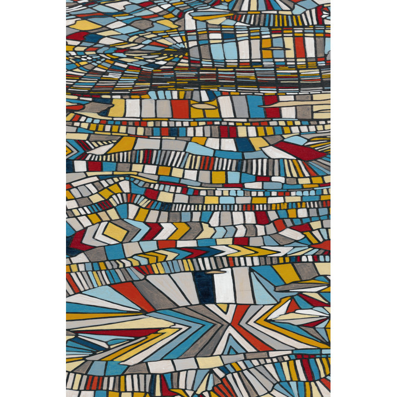 Primary Grain II by Nikki Galapon - Wrapped Canvas Art Prints, 122cm H x 81cm W x 3.8cm D