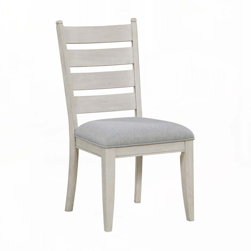 Chaise de salle à manger rembourrée Farmhouse avec pieds en bois