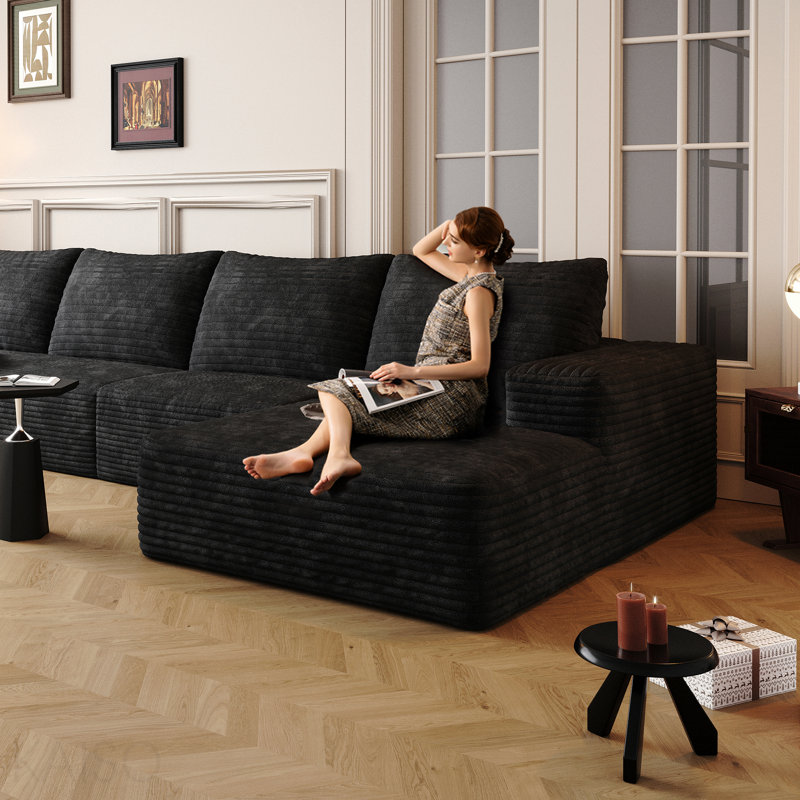 Right-Sleeper-Black-Sofa