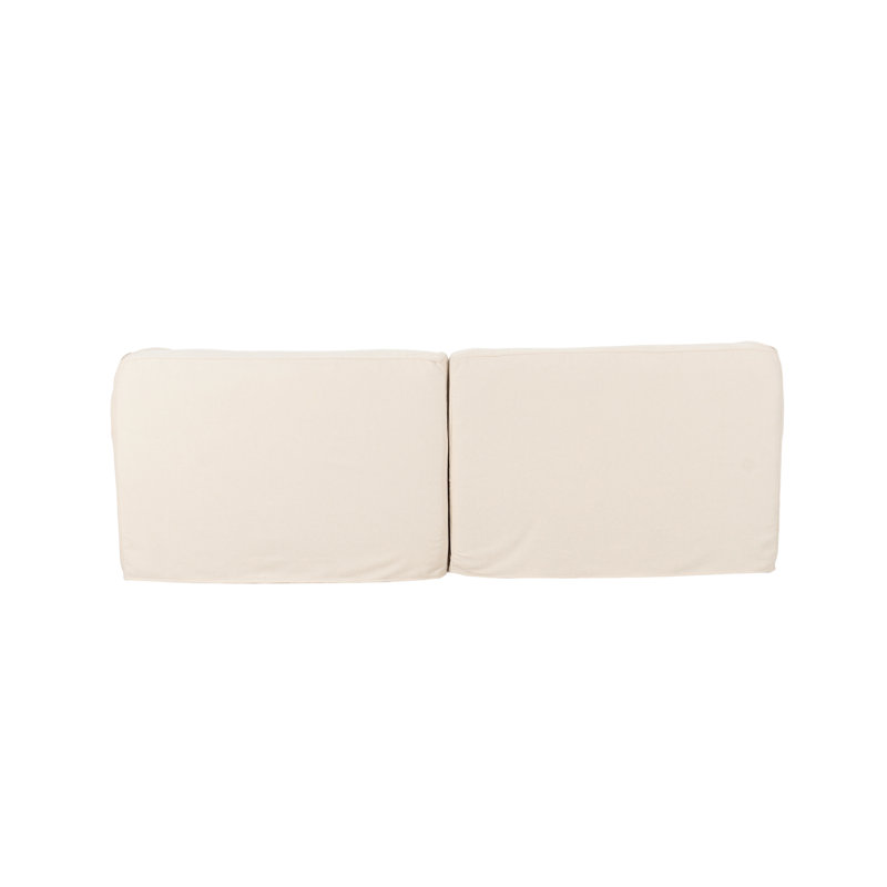 Isla Double Chaise Modular Sectional Beige, Cream Veil Canvas