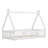Tent-Inspired Low-Profile Bed Featuring Safety Rails And Built-In Slats-653124540