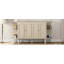 Armoire-lit style rustique en pin massif avec station de charge et 2 tablettes ouvertes pour bureau à domicile ou petite pièce-838101000-838100998