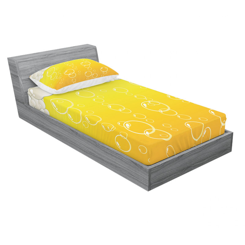 Ensemble de draps en gros plan, Ensemble de draps pour lit simple TG avec drap-hou