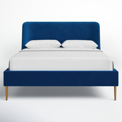 Venedy Upholstered Wingback Bed