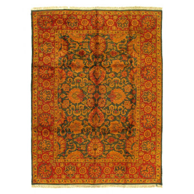 Guisel One-of-a-Kind 12' X 9' Area Rug Green