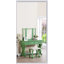 Ensemble de meuble-lavabo moderne unique avec tabouret, miroir pliable et tiroirs, meuble en placage de fibres à densité moyenne-1742908849