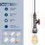 Buckeys 1 - Light Single Bulb Pendant-1629868740