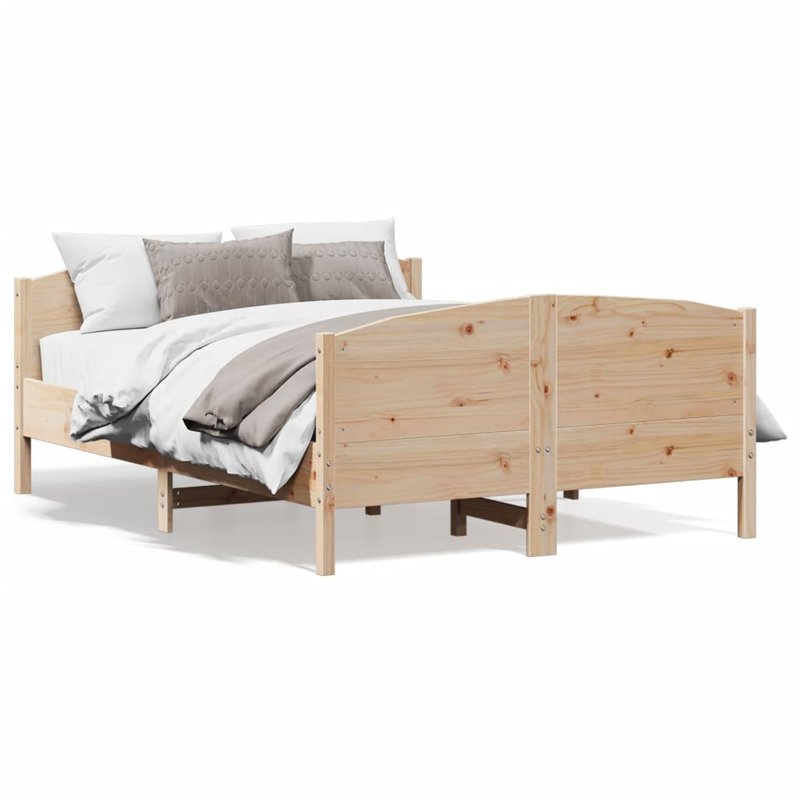 Niema Solid Wood Bed, Double ( 140 x 200 cm)