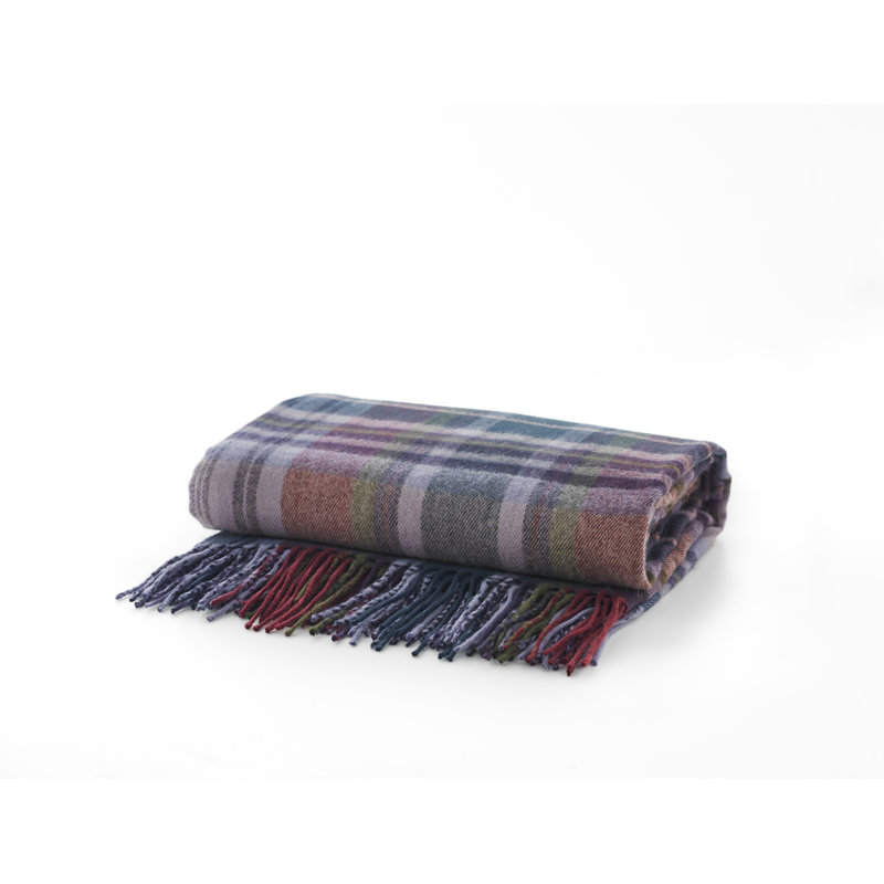 Plain Weave / Muslin Throw Blanket, Purple