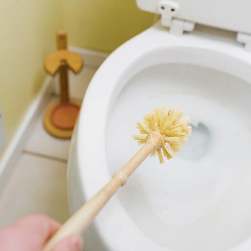 Bamboo Toilet Brush & Stand