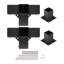 Quincaillerie en acier noir Stellweilan Tessberg-100152349