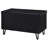 Black 2-door Storage Bench-854957110