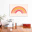 «Retro Rainbow Waves» par Modern Tropical - impression d'art graphique-52802421-52802424