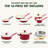 GreenPan Rio Healthy Ceramic Nonstick 16 Piece Cookware Pots and Pans Set, PFAS-Free, Dishwasher Safe-56461380