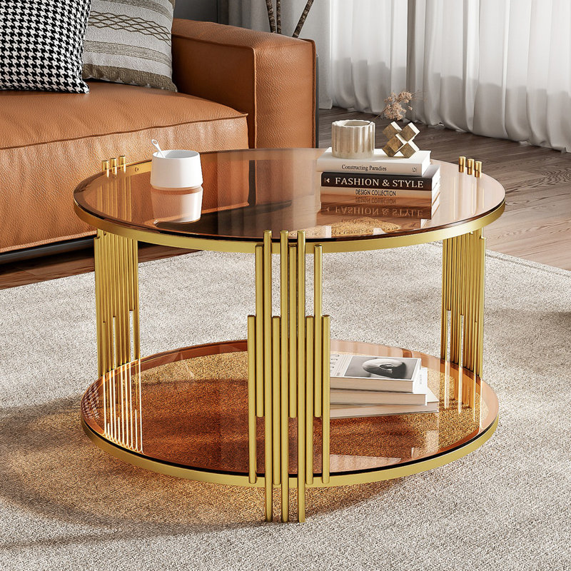 Table basse, Brun
