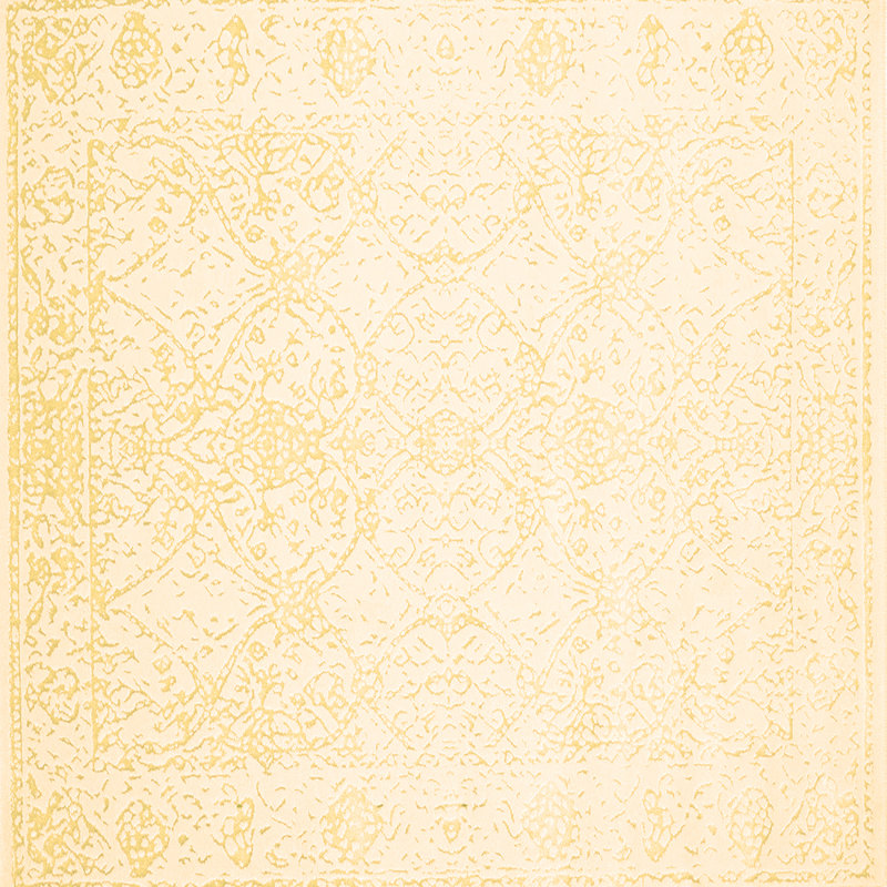 Washable Oriental Indoor Rug, Square 5'