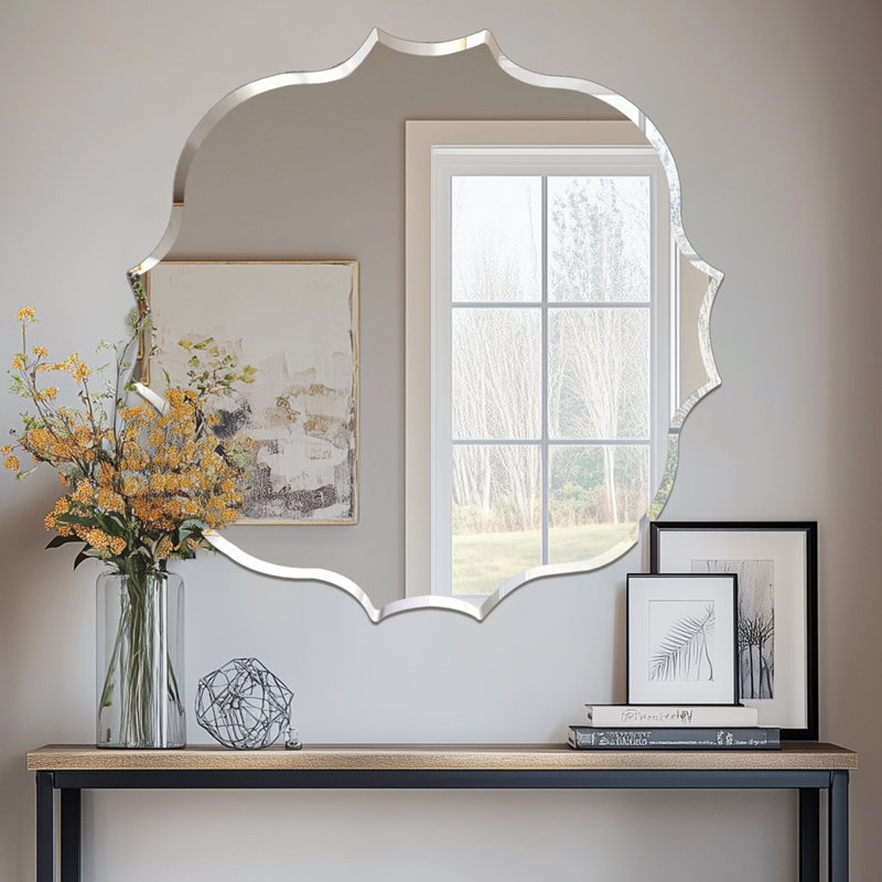 Rithi Irregular Flat Wall Mirror, 80cm x 80cm