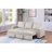 84.6'' W Square Arm Corduroy Sleeper Sofa-2008348116