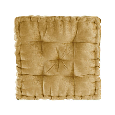 Coussin de sol carré en chenille poly A Alez