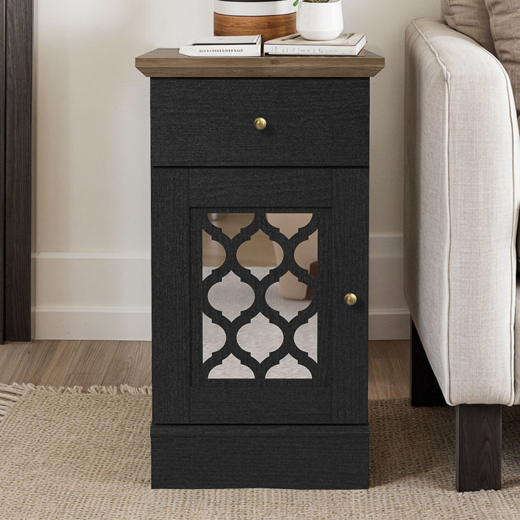 Korbin 1 Door End Table With Drawer