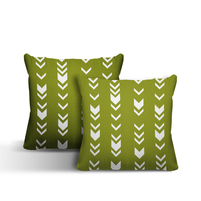  Coussin intérieur / extérieur, L 15 po x H 15 po, Chartreuse