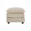 Repose-pieds rond en velours de 24 po-137874523