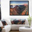 «Red Mountain Sunset Panorama», reproduction de photo sur toile tendue encadrée-26688179-64254402