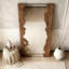 Miroir pleine grandeur rectangulaire en bois massif-130134461