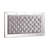 Stylish Contemporary Silver Champagne Bed