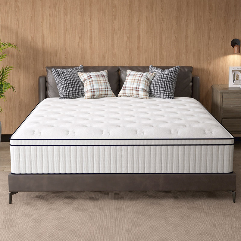 Alwyn Home Bothwell Medium Hybrid Mattress, King, 12"